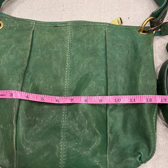 Fossil Maddox Green Leather Shoulder /Crossbody Bag - Picture 6 of 7